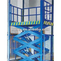 warehouse cargo lifting platform/ hydraulic warehouse scissor lift